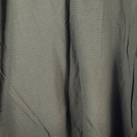 Perry Ellis Green Khaki Ribbed Cotton Rayon Short Sleeve Crew Neck Shirt Size XL - Picture 12 of 16